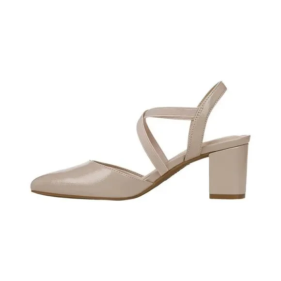 Life Stride Women's April Slingback Block Heel in Nude. New in box. - Picture 2 of 9